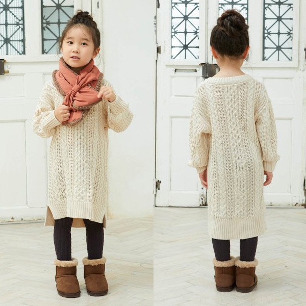 セラフ S417040-mm80-K1 ケーブルニットワンピース キッズ ベビー  