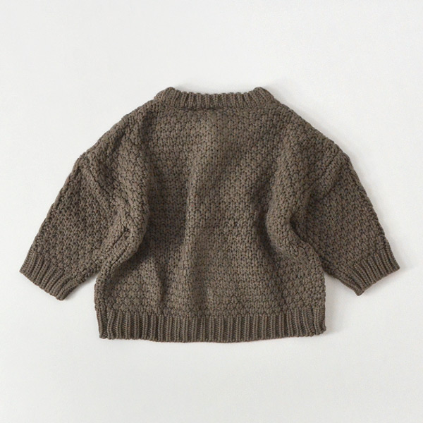 BABY, ニットケープ 裏ボアケーブルニットベスト(70~80cm)（その他ベビーウェア