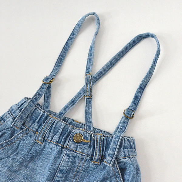 【新品未使用】HELLO LUPO サスペンダー付きデニムパンツ 2-3y HELLO LUPO - Brooks Trousers | UANDEL