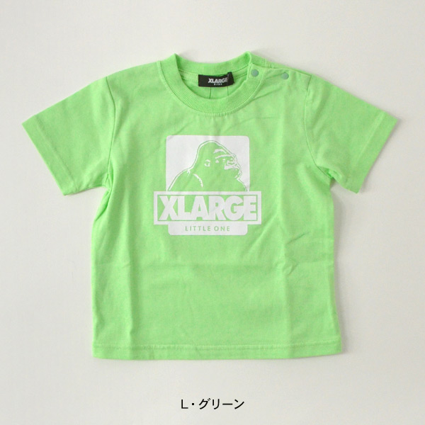 専用エクストララージ　キッズ　半袖Tシャツ エクストララージキッズ ロゴ切替半袖Tシャツ キッズ トップス