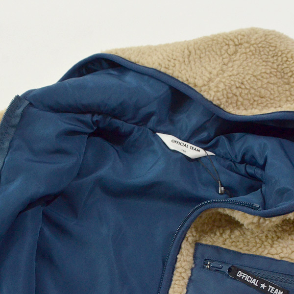 50％OFF】ボアフーディージャケット ジュニア メンズ レディース