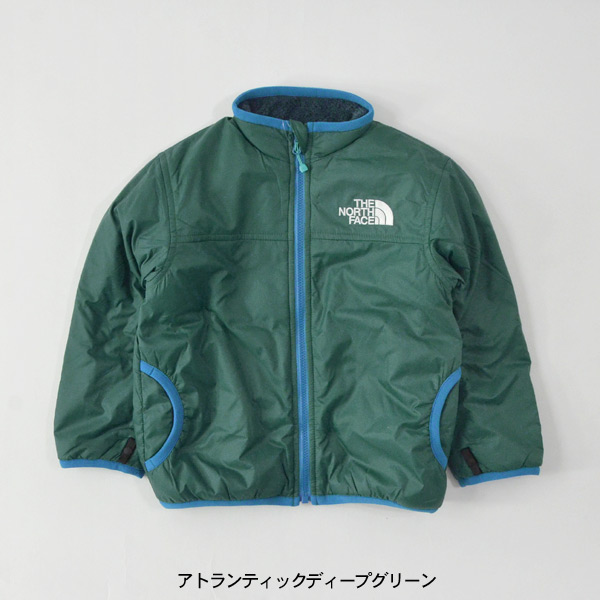ノースフェイスキッズ子供ライトグリーン薄緑リバーシブルダウンフリースジャケット THE NORTH FACE 超SALE ザ・ノース・フェイス キッズ