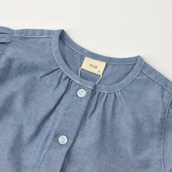 30％OFF】シャーリングブラウス キッズ ベビー トップス 長袖ブラウス