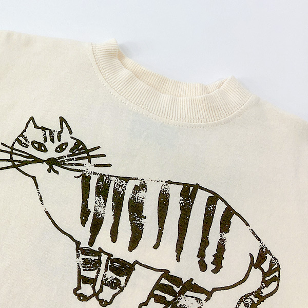 ヴィンテージ猫Tシャツ MEOW ベイビーわるきゅーれ2 ベイビーわるきゅーれ 2 ベイビーまことTシャツ L 猫 ネコ MEOW