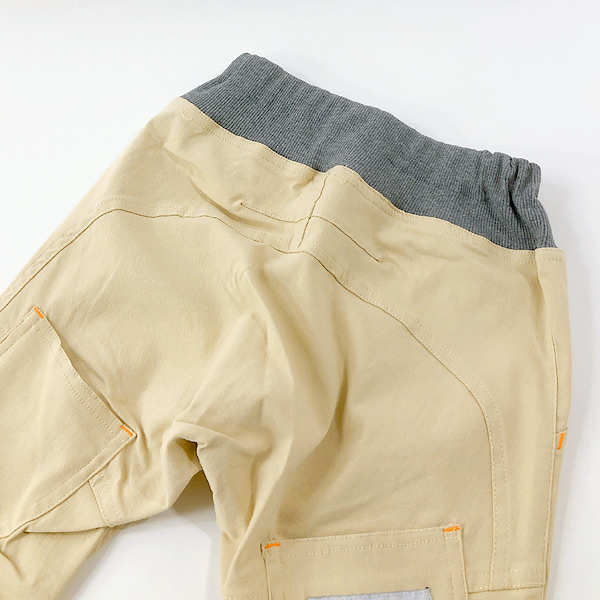 スーパーストレッチサルエルハーフパンツJr キッズ ジュニア
