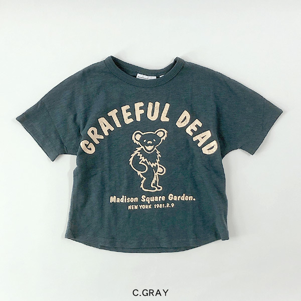 グレイトフルデッドベアスラブ天竺Tシャツ キッズ ベビー トップス