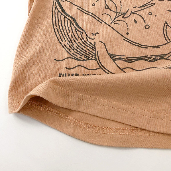 クールタッチ海洋生物ロゴTシャツ キッズ ベビー トップス 半袖