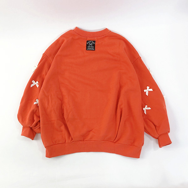 リボントレーナーJr キッズ ジュニア トップス 長袖 スウェット