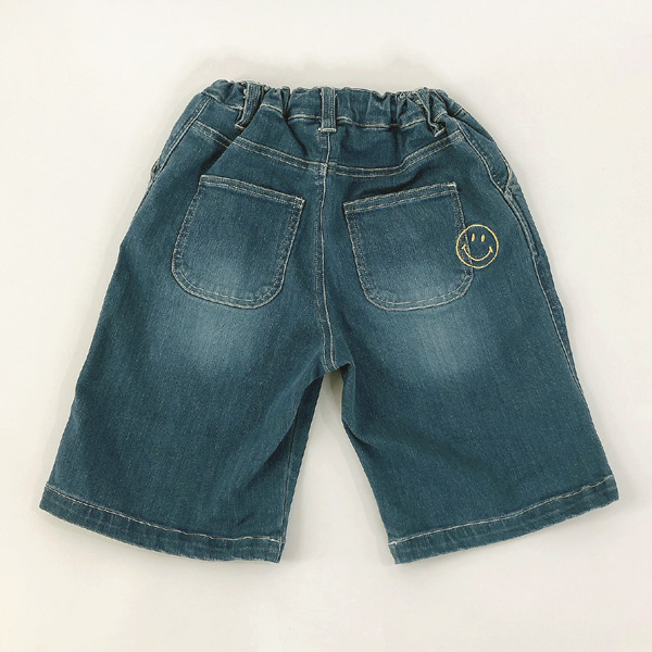 タックワイドパンツ キッズ ボトム ボトムス 長ズボン デニムパンツ