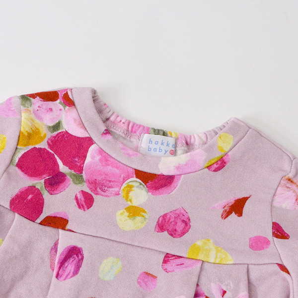 30 Off ハッカキッズ M90m ローズペタル裏毛 裏起毛ワンピース 80 90 ベビー トップス 長袖ワンピース 長そで 花柄 水玉 ドット 女の子 ベビー服 プレゼント ギフト 子供服 Hakka Baby Faw T Salesaleセールバーゲン 公式 Marumiya World 本店