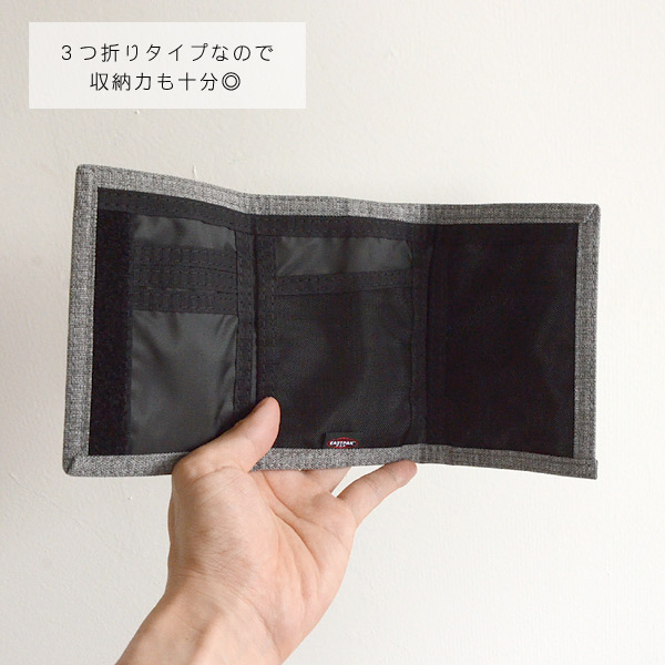メール便不可】イーストパック EK371-MG 三つ折り財布 キッズ