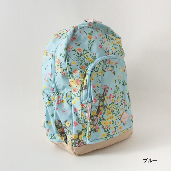 ハッカキッズ 02010003-MG パッチワーク小花プリント大きめリュック
