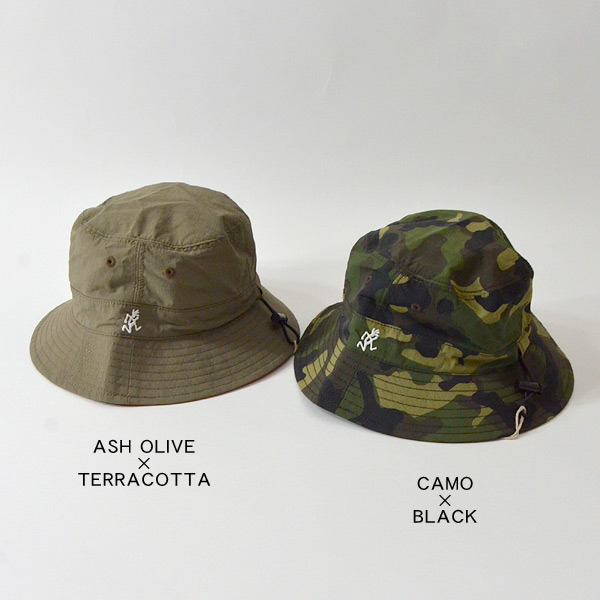 のりすけ　Ghbm✖︎OVY リバーシブル グラミチ GAC-21S048-K-mFm KIDS SHELL REVERSIBLE HAT/キッズ