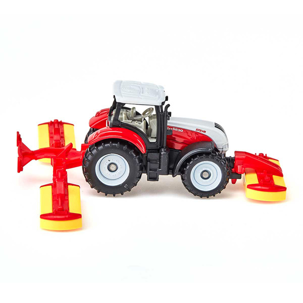 siku 働く車　トラクター　おもちゃ　まとめ売り DEUTZ-FAHRトラクター Fortuna4輪トレーラー付き: ボーネルンド