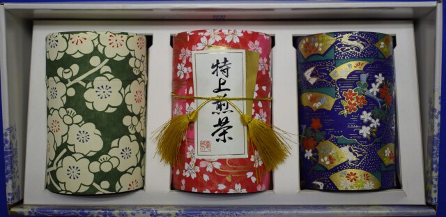 特上茶和紙３缶セット