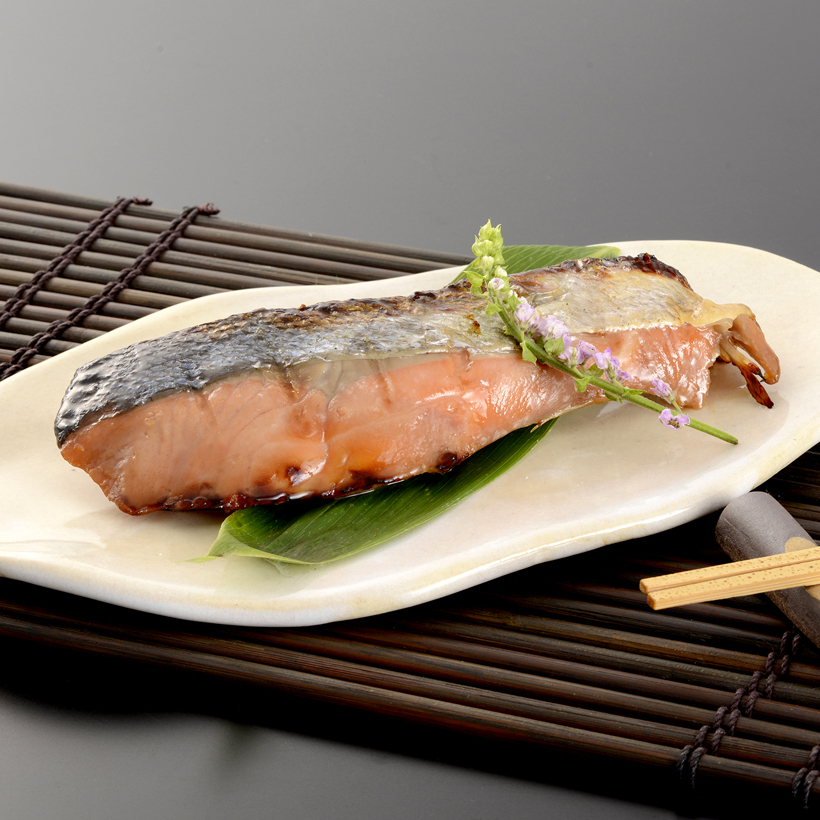 天然めじか鮭 鮭照り焼き