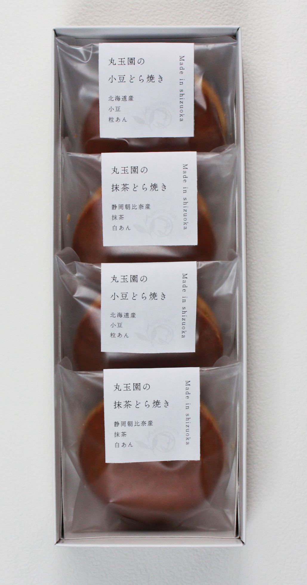 どら焼き詰合せ　4個入(茶2・小豆2)