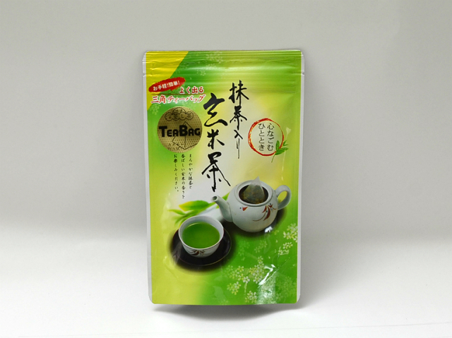 抹茶入玄米茶ティーバッグ／5g×15ヶ【ティーバッグ 玄米茶】