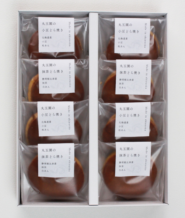 どら焼き詰合せ　8個入(茶4・小豆4)