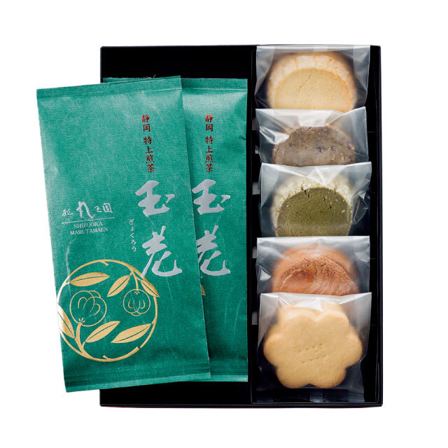 特上煎茶玉老2本とクッキー詰合せ