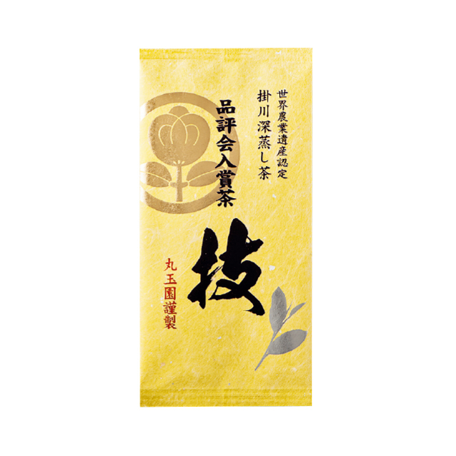 掛川深蒸し茶 品評会入賞茶 技（袋入り 80g）
