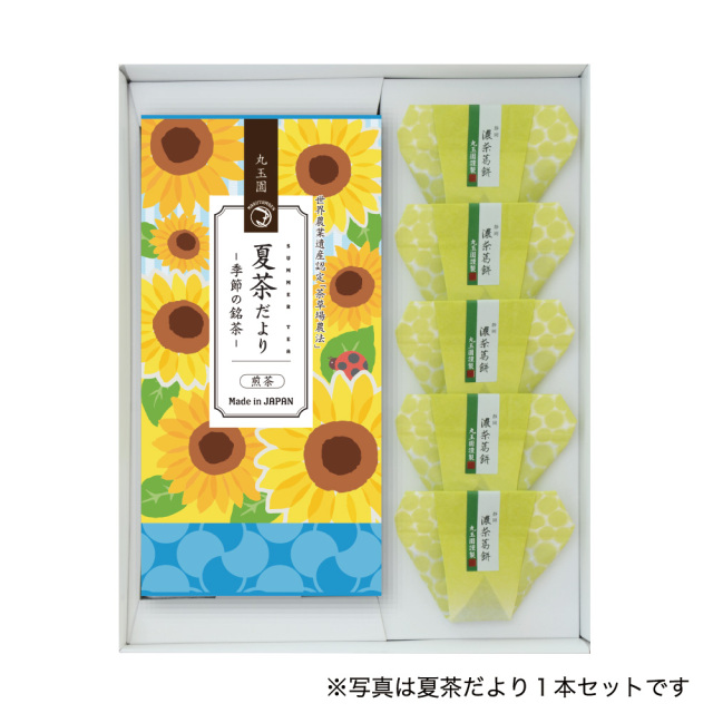 夏茶だより(80g)2本・濃茶葛餅 5個セット