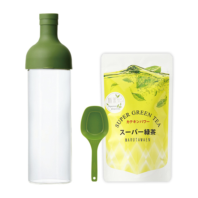 フィルターインボトルとスーパー緑茶のセット