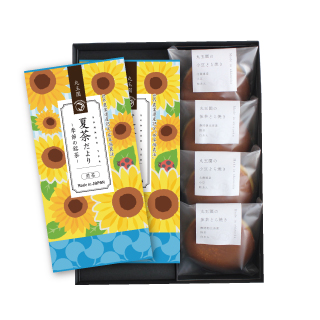 夏茶だより2本・どら焼き4個セット