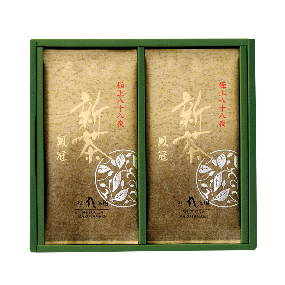 【新茶】極上八十八夜新茶 鳳冠（ほうかん）／90g袋×2本 箱入
