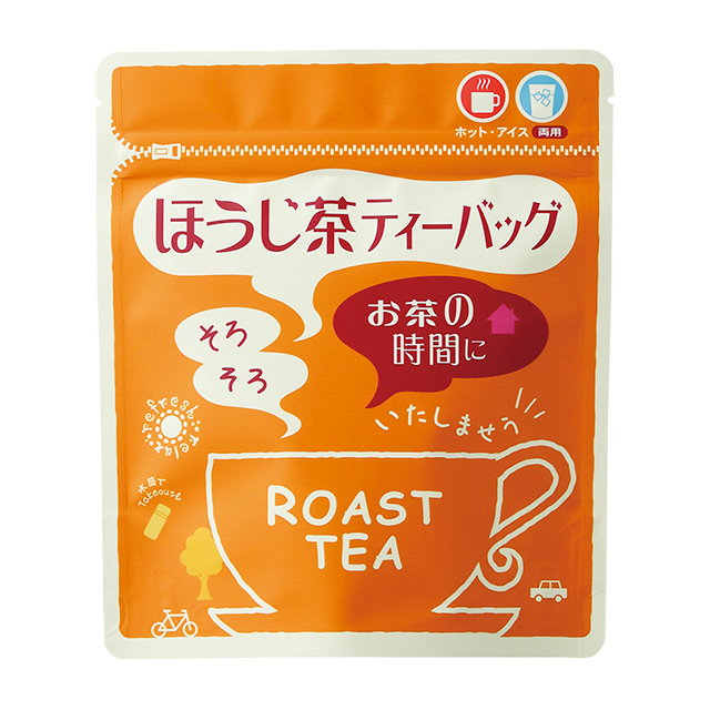 ほうじ茶ティーバッグ　3g10入 ヒモ付