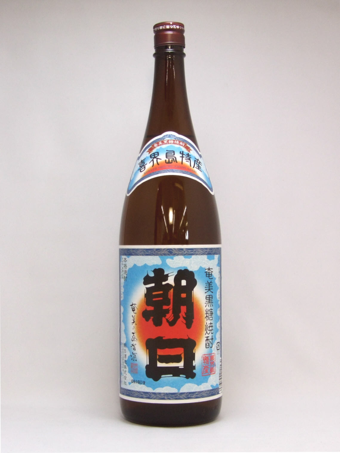 ♡もうすぐXmas！黒糖焼酎［あまみ朝日]1800mℓ 30度☆透明瓶です 期間限定][ポイント20％] 黒糖焼酎 朝日 30度 1800ml 酒の