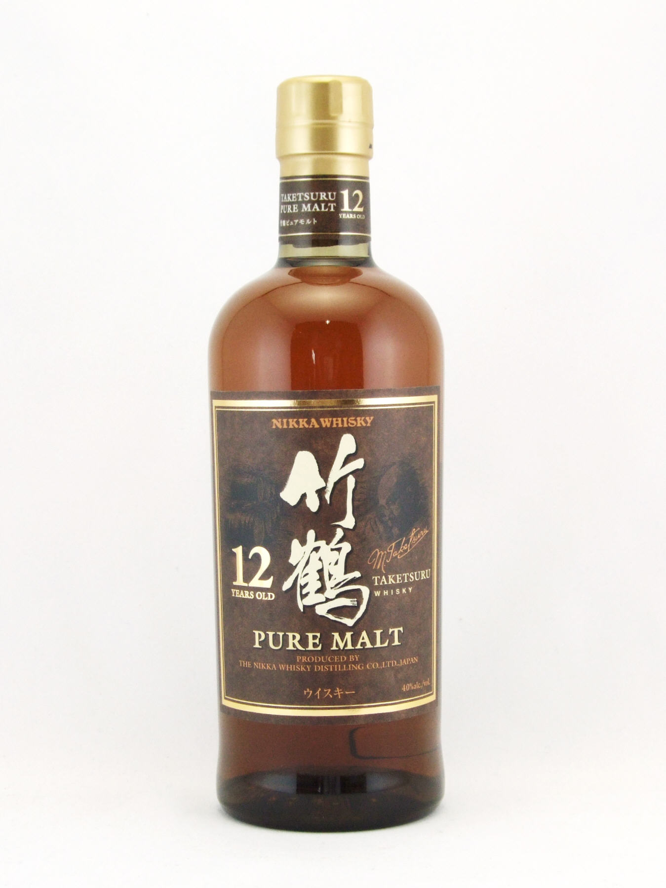 ニッカ 竹鶴 12年 ピュアモルト スリムボトル 40度 700ml