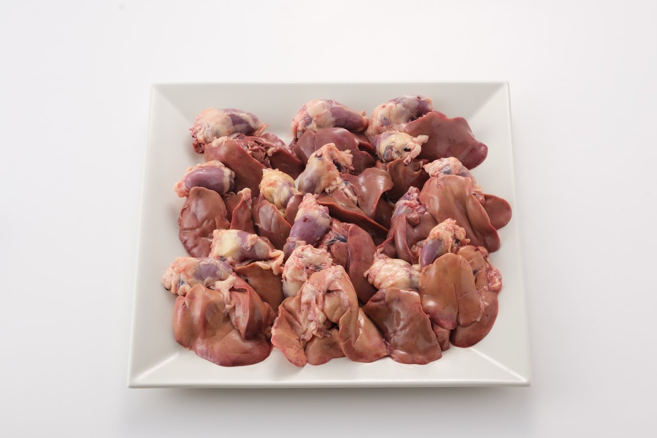 (チルド）錦爽どり　白肝（B肝）　１ｋｇ（心臓付）約１４個