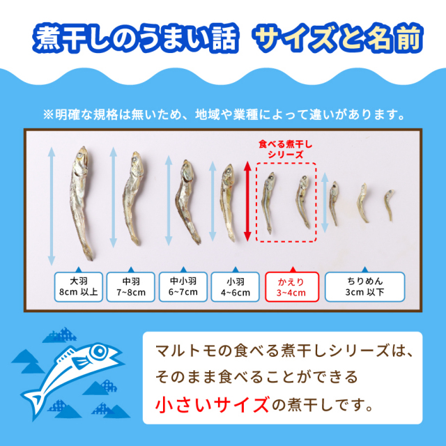 商品詳細】食べるにぼし30g｜マルトモ公式直販
