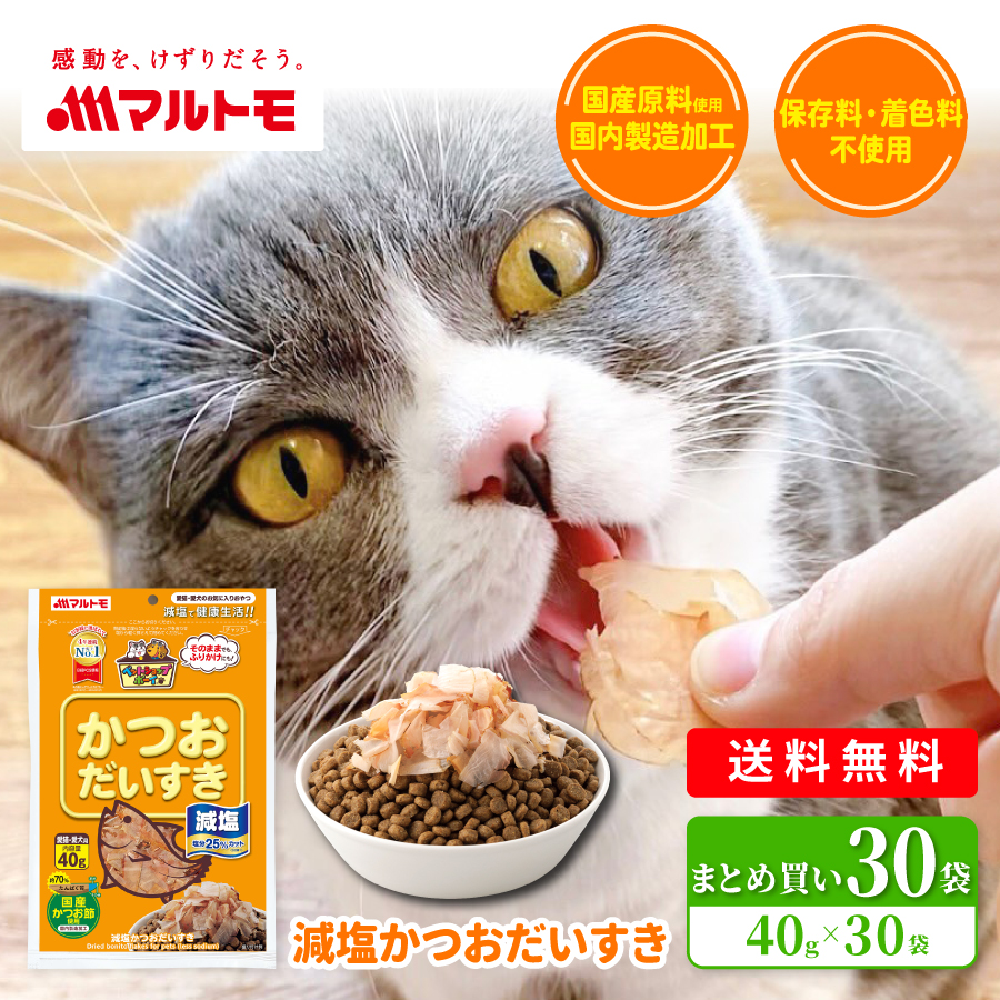 【まとめ買い】減塩かつおだいすき 40g（×30袋）
