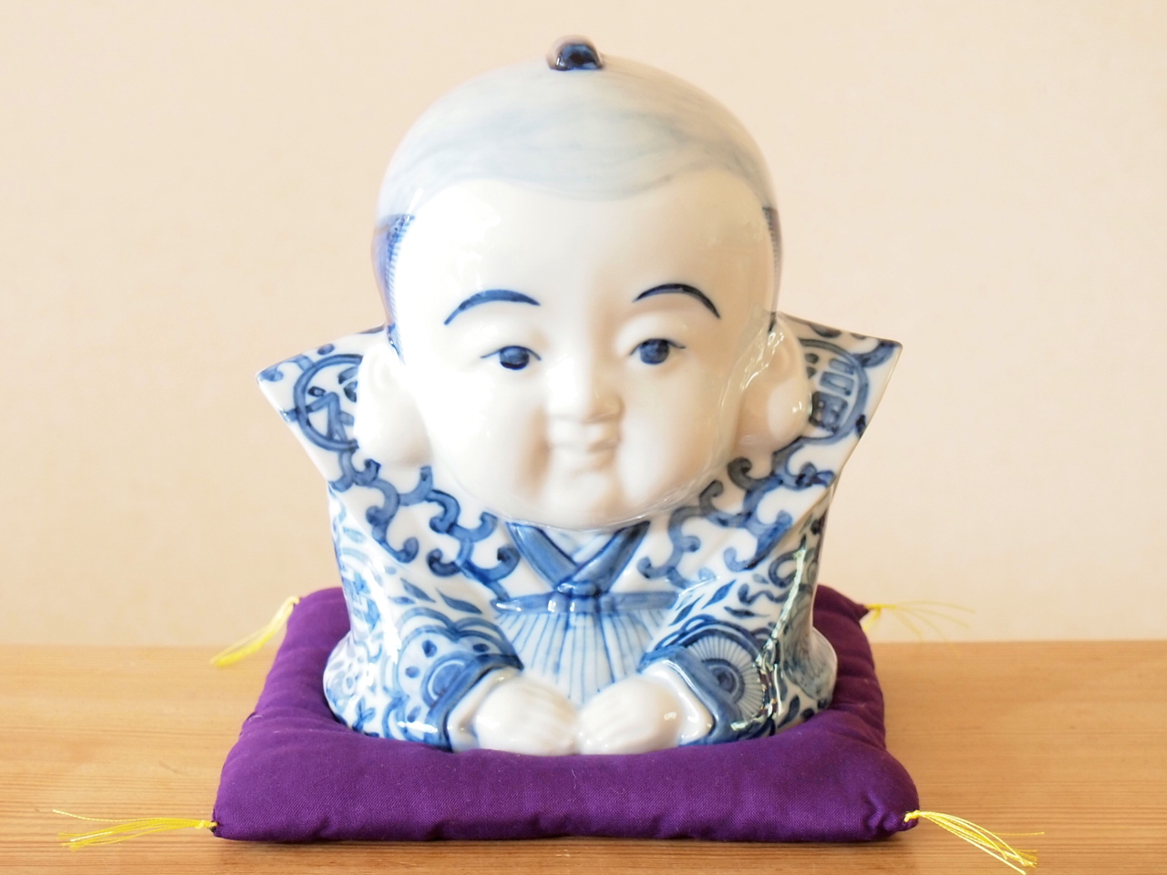 6号福助 染付
