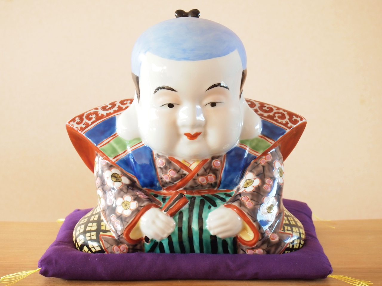 8号福助 青九谷