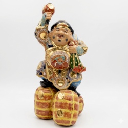 九谷焼 18号大黒 七福神 盛 大黒