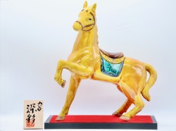 丙午,九谷焼の干支,干支の置物,午の置物,九谷焼午