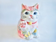 6.5号タッチ招猫　下絵イッチン華盛　下野邦子