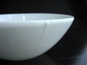 九谷焼 青白ライン　6号ボウル