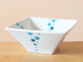 九谷焼　3.5号角小鉢