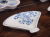 豆皿 扇 染付桜 /小皿 豆皿/九谷焼 和陶房 吉祥紋古典絵変り/九谷焼 和陶房/幅8.8×奥7.7×高1.2cm