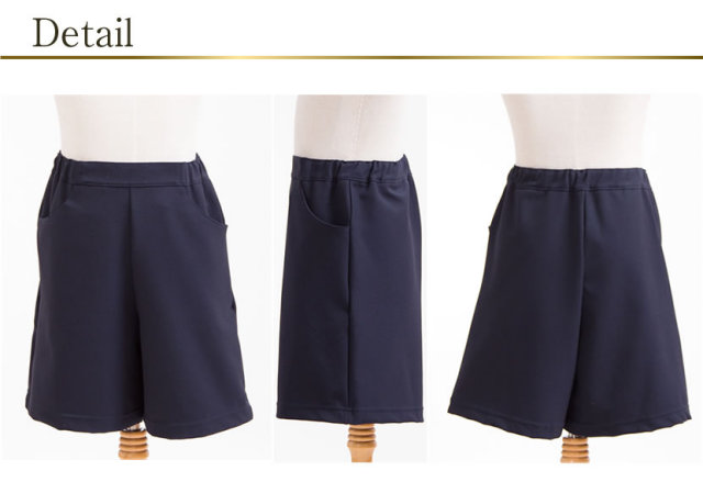 お子様用 国産 キュロットパンツ 【cul-n01】