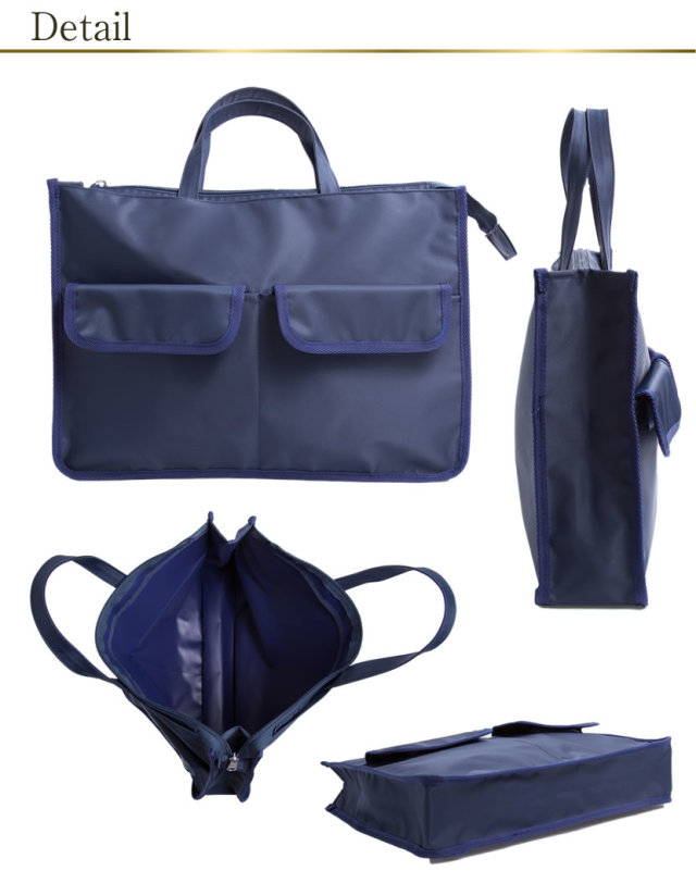 ポケット付きトートバッグ jj-004