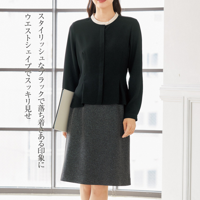 神馬 MIKATA 長袖 バイカラー ジョーゼットブラウス 春夏 秋冬 レディース 事務服 仕事服 オフィス 事務 制服 受付 おしゃれ jb-wn60b 神馬 MIKATA 長袖 バイカラー ジョーゼットブラウス 春夏 秋冬