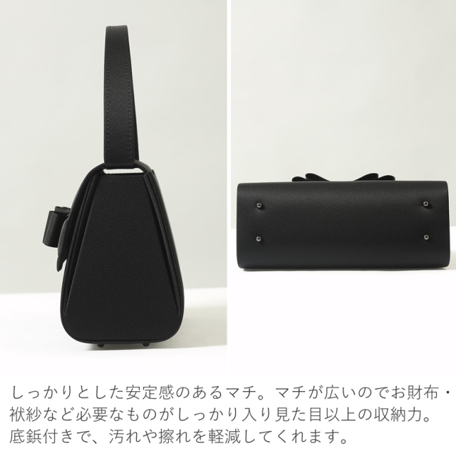 日本製】国産 岩佐 グログランリボンフォーマルバッグ 10161