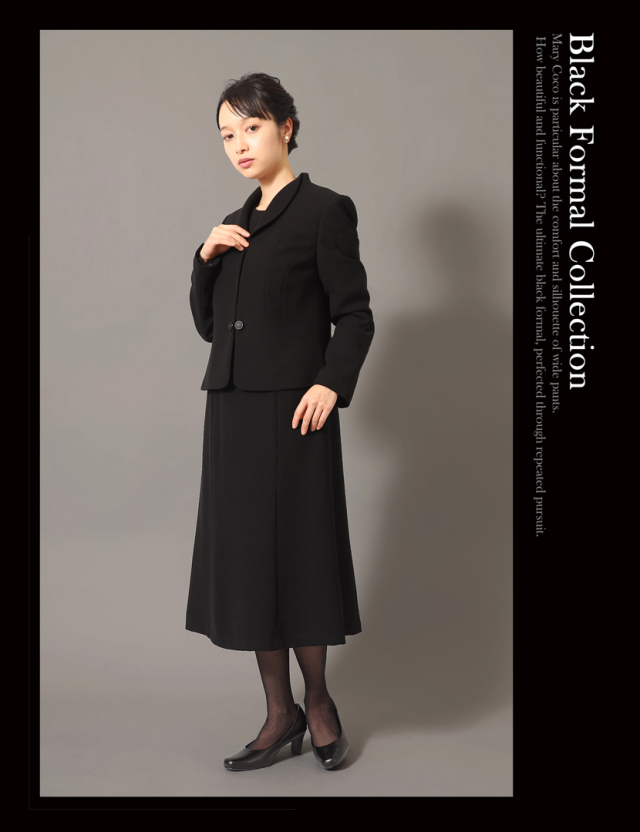 ブラックフォーマル,黒,喪服,礼服,レディース,アンサンブル,ブラック,葬儀,冠婚葬祭,法事,品格