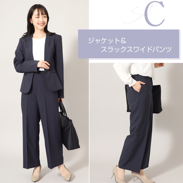 ちびずママ　3点セット 楽天市場】【ストレッチ】レディース セットアップ ママスーツ