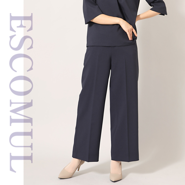 極美品✨コムサイズム スーツ ３点セット パンツ スカート 洗える ネイビー 家庭で洗える】【30%OFF】【選べる3ボトムス】濃紺2点セット NS-SET-A